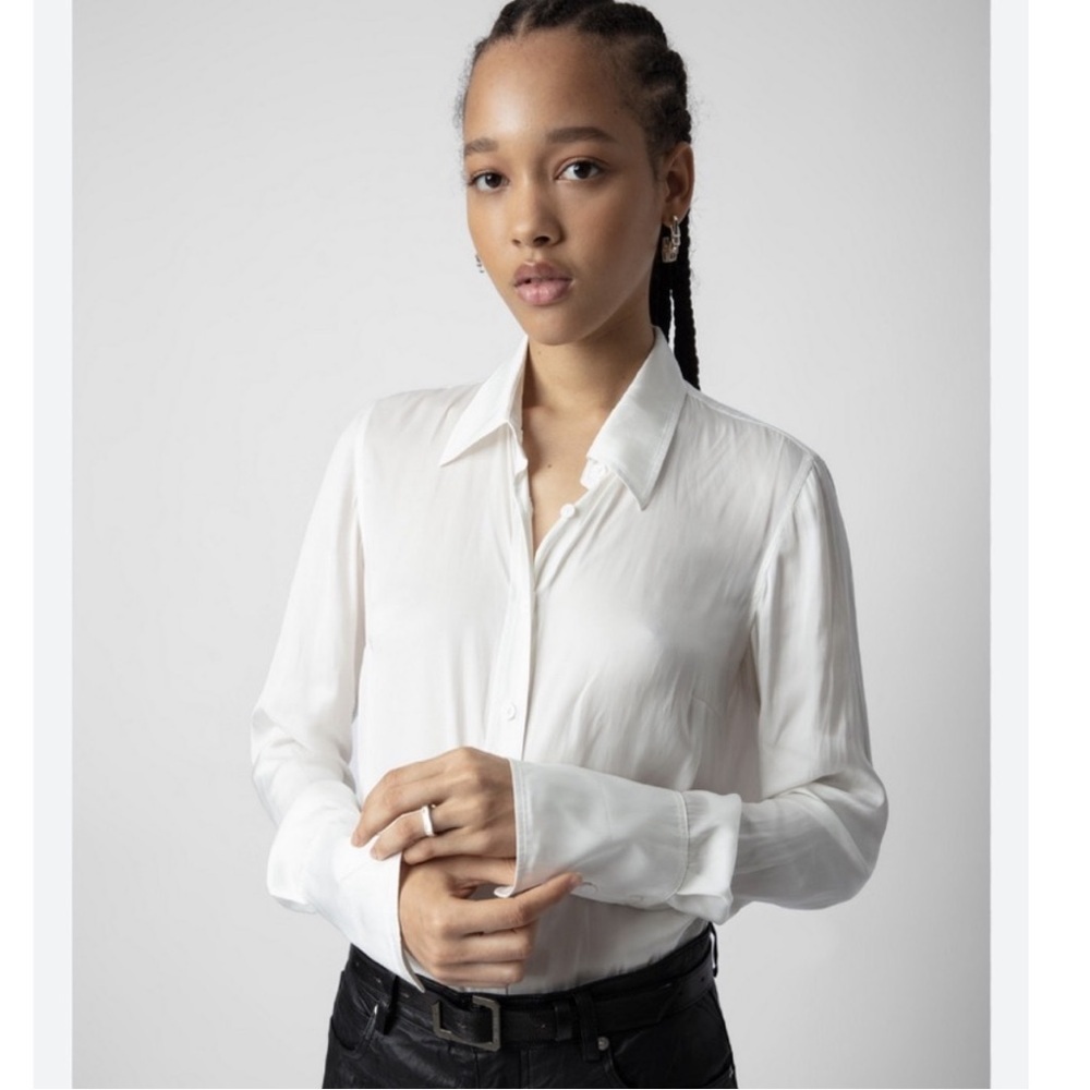 Zadig & Voltaire Tasko Satin Blouse.